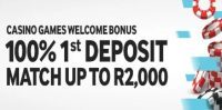 A casino bonus with a lot of chips coming out of it

